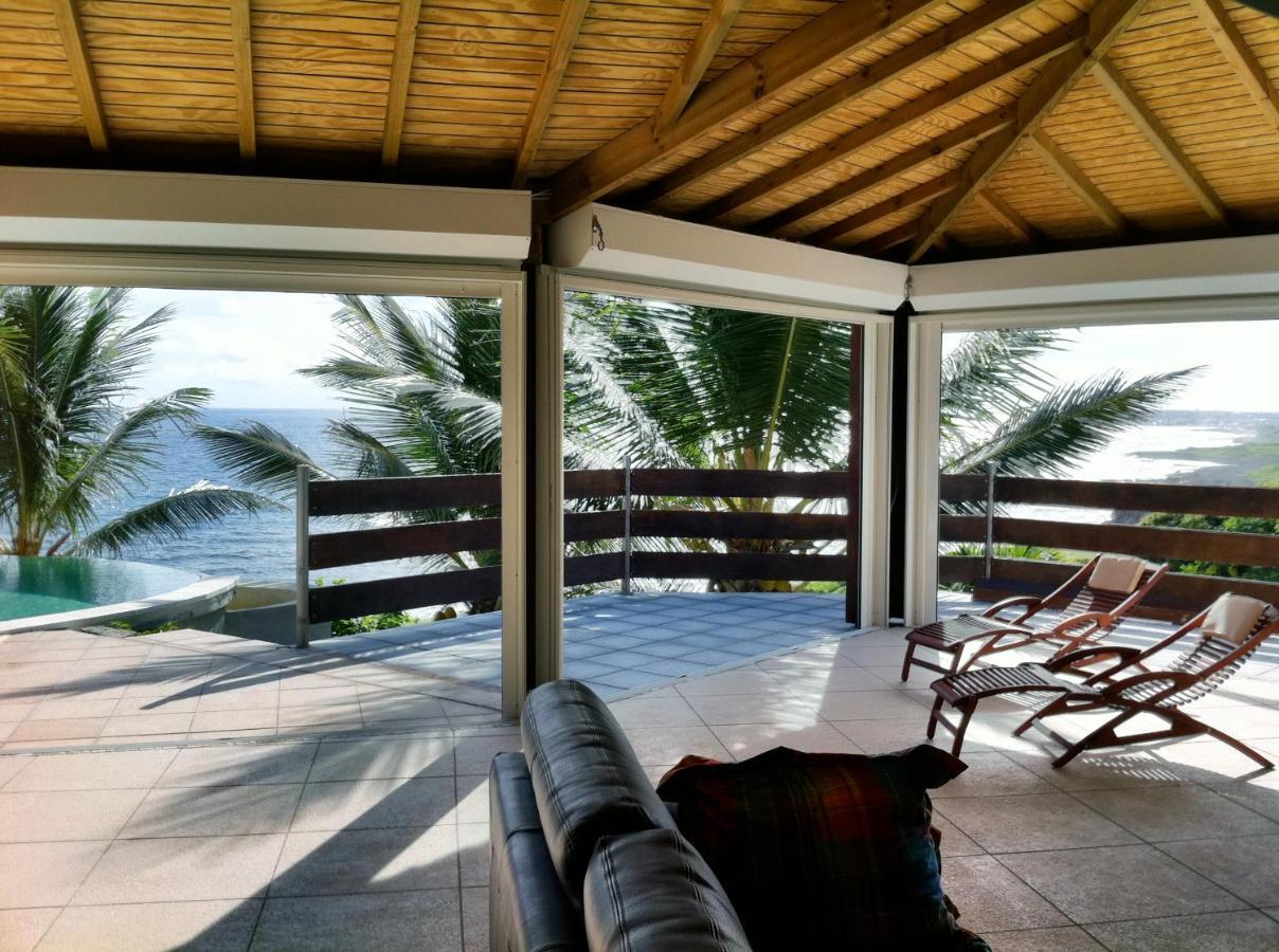 Wild Paradise: Villa Vue Mer Piscine A Debordement Le Moule Bagian luar foto