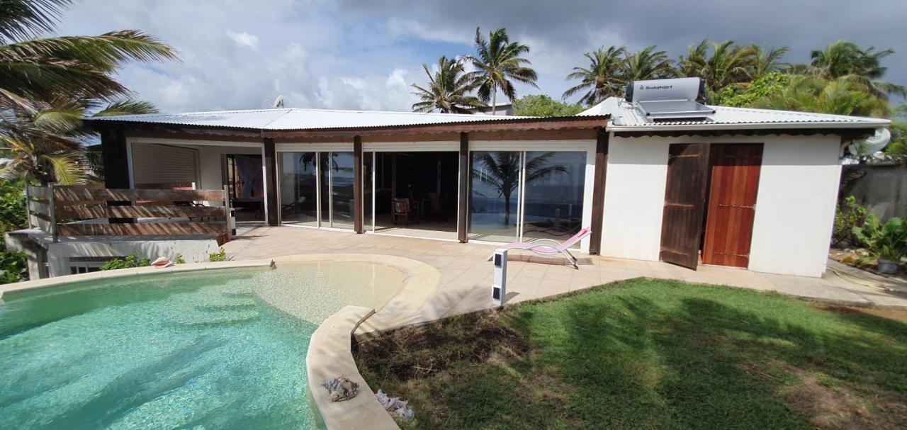 Wild Paradise: Villa Vue Mer Piscine A Debordement Le Moule Bagian luar foto